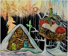 Yuichi Hirako, Forest Master II, 2012, acrylic and oil on canvas