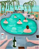 Audun Alvestad, Sometimes a party takes you places that you really didn't plan on going, 2019, acrylic on canvas