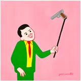 Joan Cornellà, Untitled (Selfie), 2016, acrylic on canvas