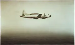 Airplane by Zhou Tiehai, 2004, airbrush on canvas, sold Dec 2025