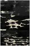 Zhang Jian-Jun, Flowing Water 15-4, 2015, oil, Chinese ink and rice paper on canvas, triptych