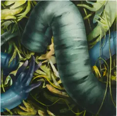 Sarah Slappey, A creeper, 2018, oil on panel