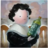 Giorgiko, I'm Bringing Drinks Too, 2019, oil on panel