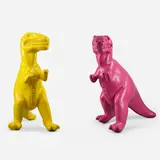 Sui Jianguo, Two works: (i) Made in China (Yellow); (ii) Made in China (Pink), 2007, cast synthetic resin