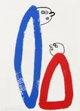 Keith Haring, The Story Of Red And Blue: plate 14 (L. p. 132), 1989, Lithograph in colours, on lightweight wove paper, the full sheet