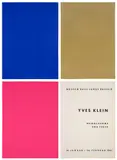 Yves Klein, Monochrome und Feuer (Monochrome and Fire) (Krefeld Triptych)