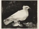 La colombe (The Dove) (Bl. 583, M. 141) by Pablo Picasso, 1949, Lithograph, on Arches paper, with full margins, offered Mar 2025