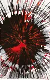 Untitled, from War Child by Damien Hirst, 1995, Unique acrylic painting in colours, on wove paper, the full sheet, sold Mar 2025
