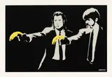 Banksy, Pulp Fiction, 2004, Screenprint in colours, on wove paper, with full margins
