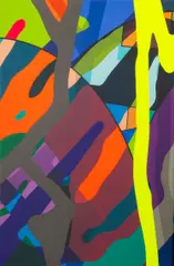 TENSION: one plate by Kaws, 2019, Screenprint in colours, on Saunders Waterford paper, the full sheet, offered Mar 2025