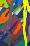 Kaws, TENSION: one plate, 2019, Screenprint in colours, on Saunders Waterford paper, the full sheet