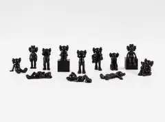 Bronze Figures by Kaws, 2022, The complete set of 12 bronze figures, all contained in the original wooden presentation boxes, offered Mar 2025