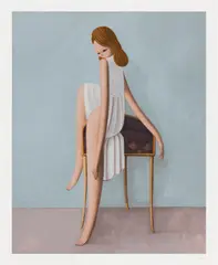 Ji Xin, Chuan 川, 2024, Screenprint in colours, on wove paper, with full margins