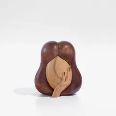 Julie Curtiss, La Femme Secrète (The Secret Woman), 2020, Walnut and ash multiple, contained in the original wooden box with printed image