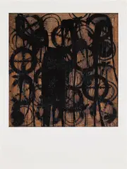 Untiltled (Good Days) by Rashid Johnson, 2014, Archival inkjet print and screenprint in colours with industrial rubber flocking, on wove paper, with full margins, sold Mar 2025