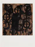 Rashid Johnson, Untiltled (Good Days), 2014, Archival inkjet print and screenprint in colours with industrial rubber flocking, on wove paper, with full margins