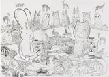 Atsushi Kaga, Waiting for Spring (Diptych), 2022, The pair of lithographs, on wove paper, the full sheets