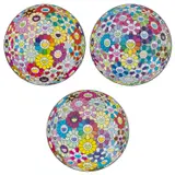 Burying My Face In The Field of Flower; Beyond the Dimensions; and Multiverse, Flowers by Takashi Murakami, 2022-2023, Three offset lithographs in colours, on smooth wove paper, the full sheets, sold Mar 2025