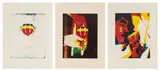 Ay-O, Three works from the series Then, Mr. Ay-O got drunk by the Rainbow, Three screenprints in colours, on wove paper, with full margins
