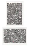 Sam Cox, Kitty Crazy; and Kitty City, 2021, Two giclée and screenprints in colours with glitter, on wove paper, with full margins