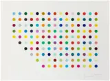 Damien Hirst, Meprobamate, 2011, Screenprint in colours with glaze, on Somerset paper, with full margins