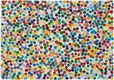 675 Fly with red coat, from The Currency by Damien Hirst, 2016, Unique enamel painting in colours, on handmade paper, offered Nov 2025