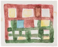 Stanley Whitney, Untitled, 2017, Monotype in watercolour, on Lanaquarelle paper, the full sheet