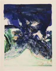 Zao Wou-ki, San Lazzaro et ses amis (San Lazzaro and His Friends) (Å. 268), 1975, Lithograph in colours, on Arches paper, with full margins