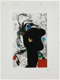 Joan Miró, La Médusante (The Mesmerizer), from People of the Sea (D. 1283), 1990, Aquatint and drypoint in colours with carborundum, on BFK Rives paper, with full margins