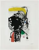 Joan Miró, L'Écumante (The Female Buccaneer), from People of the Sea (D. 1284), 1990, Aquatint and drypoint in colours with carborundum, on BFK Rives paper, with full margins