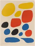 Alexander Calder, Untitled, from Flight, 1971, Lithograph in colours, on Arches paper, the full sheet