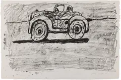 Philip Guston, Car (G. 875), 1980, Lithograph, on Koller Transfer paper, the full sheet