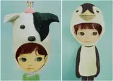 Mayuka Yamamoto, Cake Hat; and Penguin Boy, 2019, Two screenprints in colours, on wove paper, both with full margins