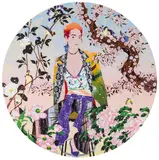 Tomokazu Matsuyama, Jaded Sunshine, 2019, Mixed media screenprint with high gloss varnish and gold leaf, the full sheet