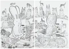 Atsushi Kaga, Waiting for Spring (Diptych), 2022, Two lithographs, on wove paper, the full sheets
