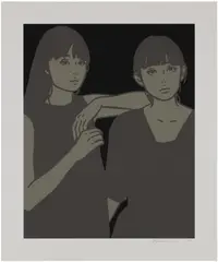 Kyne, Untitled: C, 2020, Screenprint in colours, on wove paper, with full margins
