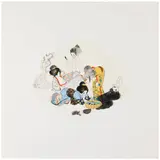 Ai Yamaguchi, Kagamishihure, 2005, Etching and aquatint in colours on paper, the full sheet