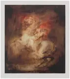 Jake Wood-Evans, Napoleon Crossing the Alps, after Jacques-Louis David, 2022, Archival pigment print with varnish screenprint overlay in colours, on Somerset paper, with full margins