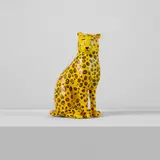 David Shrigley, I Cannot Change My Spots But I Have No Desire To Change My Spots, from You Are Special Series, 2021, White earthenware sculpture painted in colours and glazed, contained in the original foam-lined wooden box with printed design on the lid