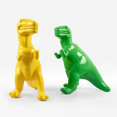 Sui Jianguo, Made in China (Green); and Made in China (Yellow), 2007, Two cast synthetic resin multiples