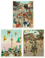 Peter Blake, Far East Suite, 2013, The complete set of three screenprints in colours, on Somerset paper, with full margins
