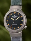 Iwc, An iconic titanium diver's wristwatch with centre seconds, date and Velcro strap, 1983, Switzerland