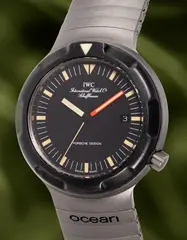 Iwc, An iconic titanium military diver’s wristwatch with centre seconds, date, bracelet, guarantee and presentation box, 1996, Switzerland