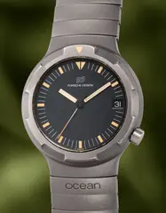 Iwc, A fine and attractive titanium diver’s wristwatch with date and bracelet, 1985, Switzerland