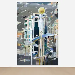 Cui Jie, S House #5, 2016, oil on canvas