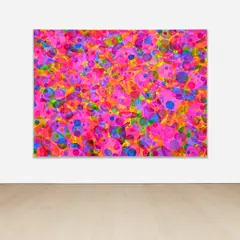 Yuxing Huang, Bubbles, 2018-2019, acrylic on canvas