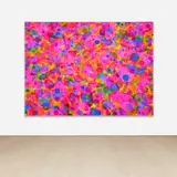 Yuxing Huang, Bubbles, 2018-2019, acrylic on canvas