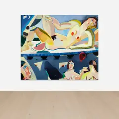 Parade Float by Danielle Orchard, 2019-2020, oil on canvas, sold May 2024