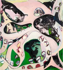 Octopus by Zhang Zipiao, 2018, oil on canvas, sold Jun 2024