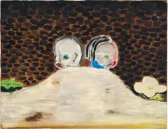 Untitled by Izumi Katō, 2005, oil on canvas, sold Jun 2024